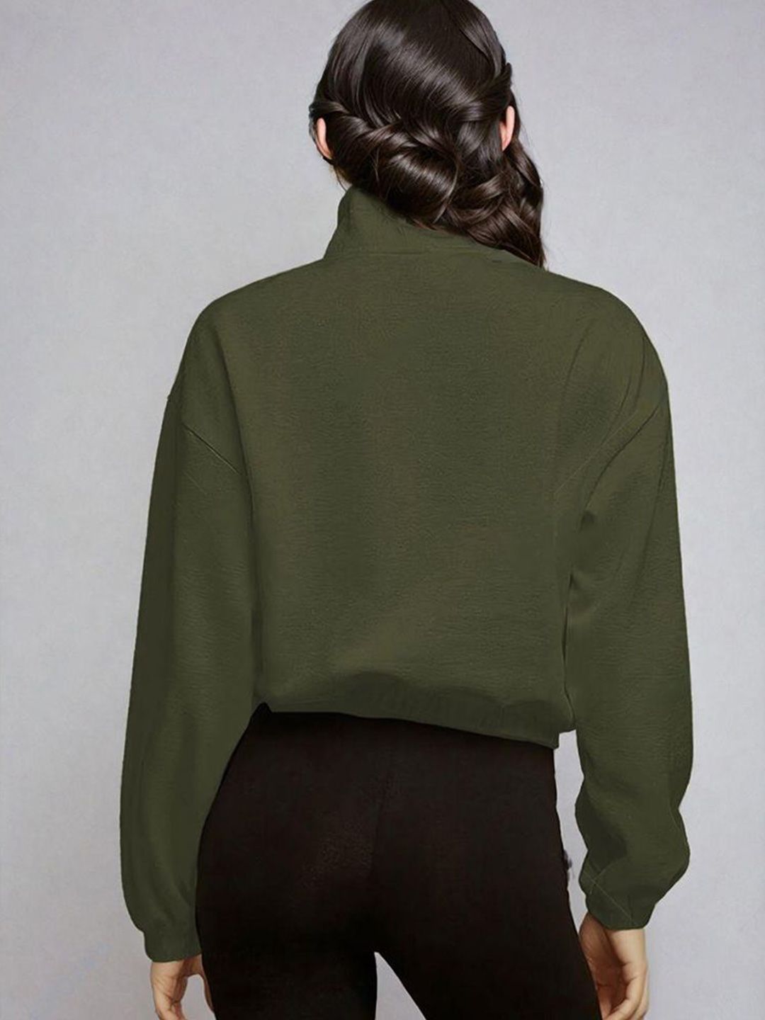 Kotty Women Shirt Collar Sweatshirt