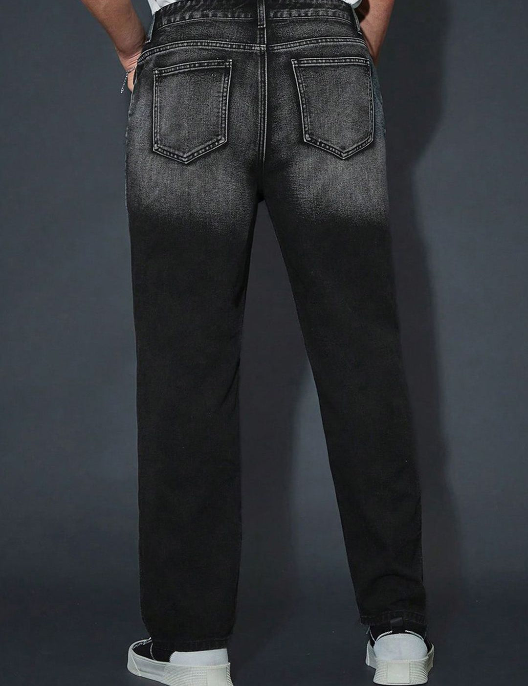 Kotty Men Stretchable Black Jeans