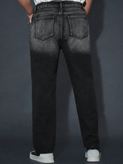 Kotty Men Stretchable Black Jeans