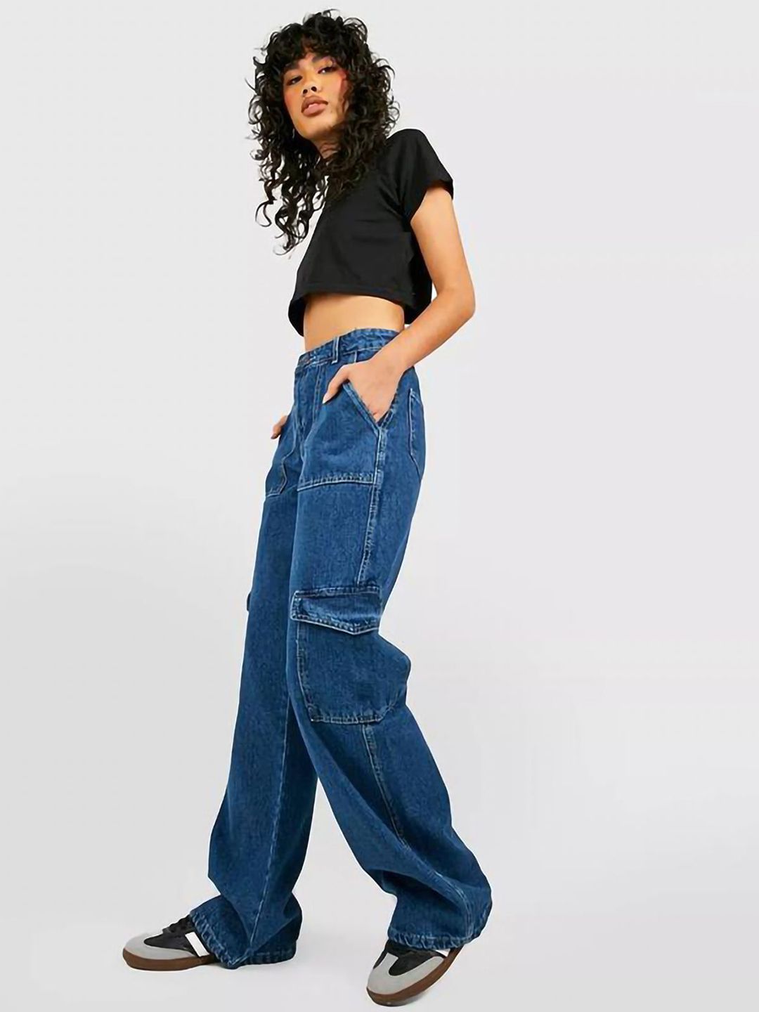 Kotty Women Jean Straight Fit High-Rise Stretchable Jeans