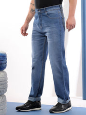 Kotty Men Comfort Fit Mid-Rise Stretchable Jeans