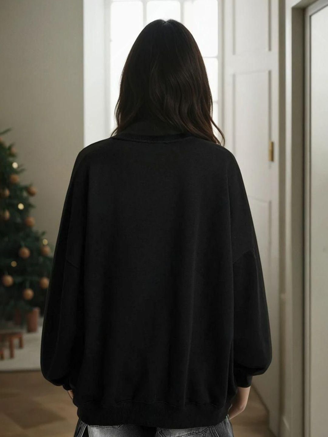 Kotty Women Typography Printed Round Neck Full Sleeve Sweatshirt