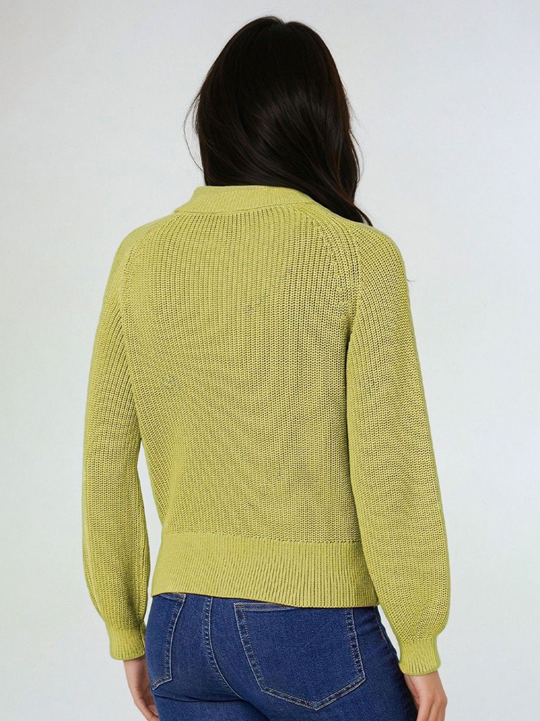 Kotty Women Cotton Solid Round Neck Long Sleeves Pullover