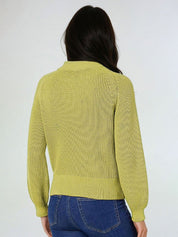 Kotty Women Cotton Solid Round Neck Long Sleeves Pullover