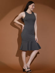 Kotty Women Solid Sleeveless Sheath Dress