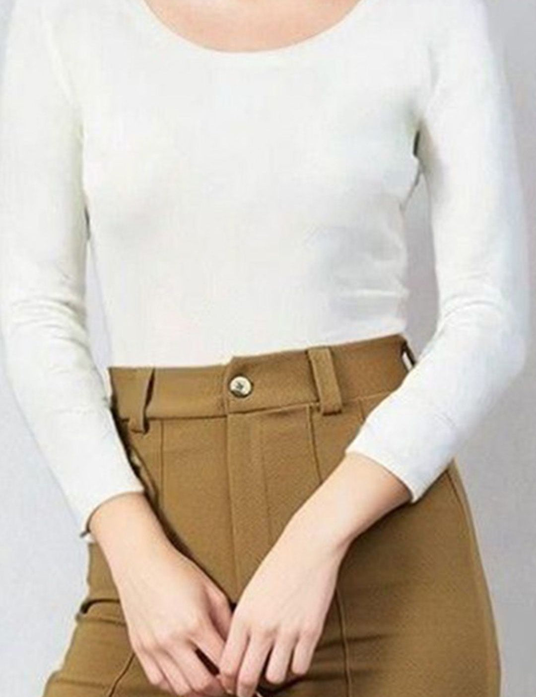 Kotty Scoop Neck Long Sleeves Thermal T-shirt With Trousers