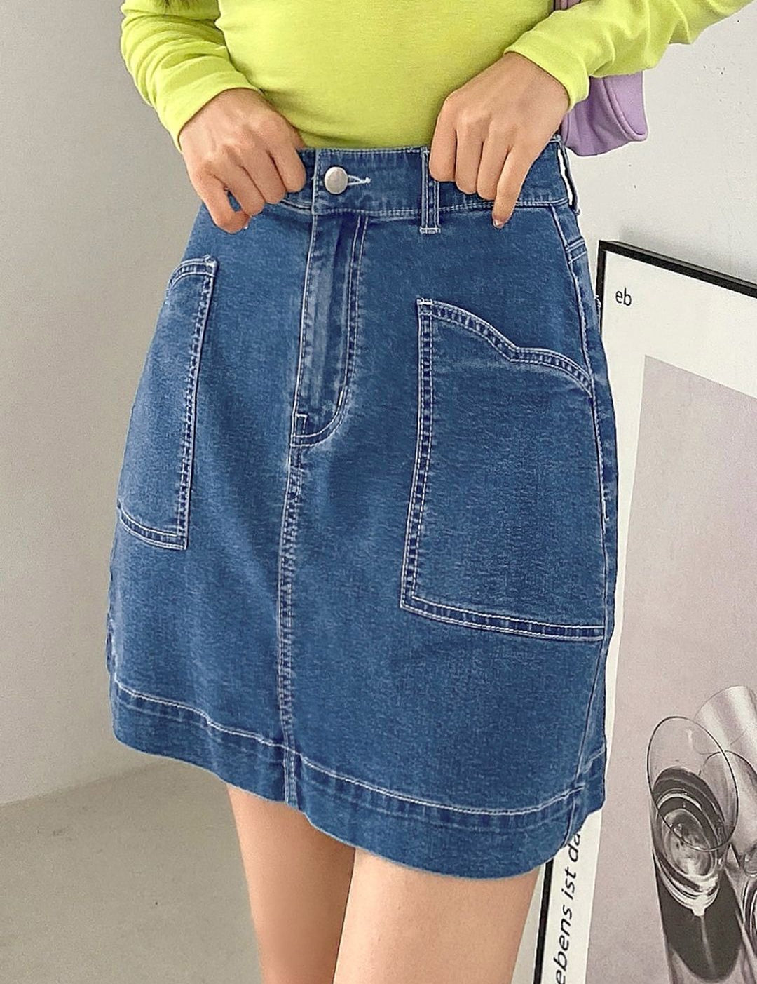 Kotty A-Line Above Knee Length Skirt