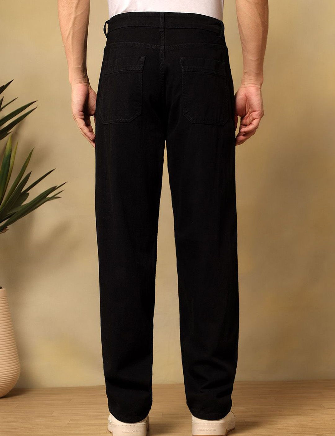 Kotty Men Regular Fit Mid-Rise Cotton Stretchable Jeans