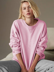 Kotty Women Round Neck Oversized Therma Fit Sweatshirt