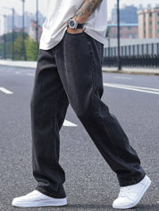 Kotty Men Cotton Relaxed Fit Mid-Rise Stretchable Jeans