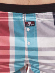 Kotty Men Checked Mid-Rise Boxer KTTNEWBOXER21L