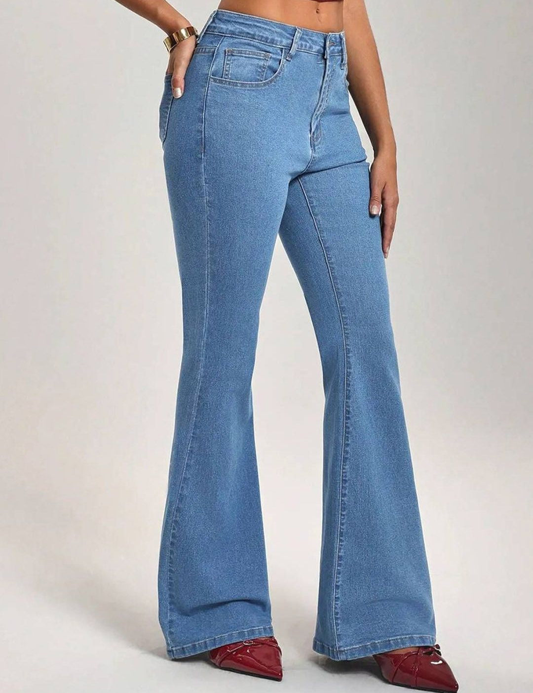 Kotty Women Hottie Bootcut High-Rise Stretchable Jeans