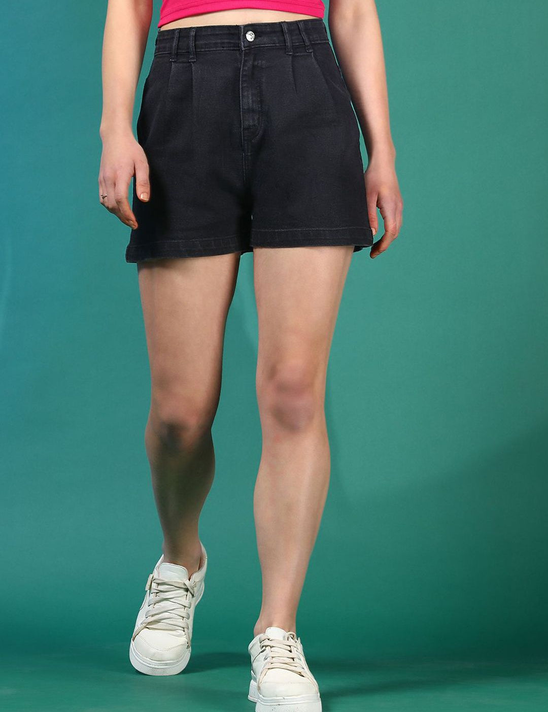Kotty Women High-Rise Denim Shorts