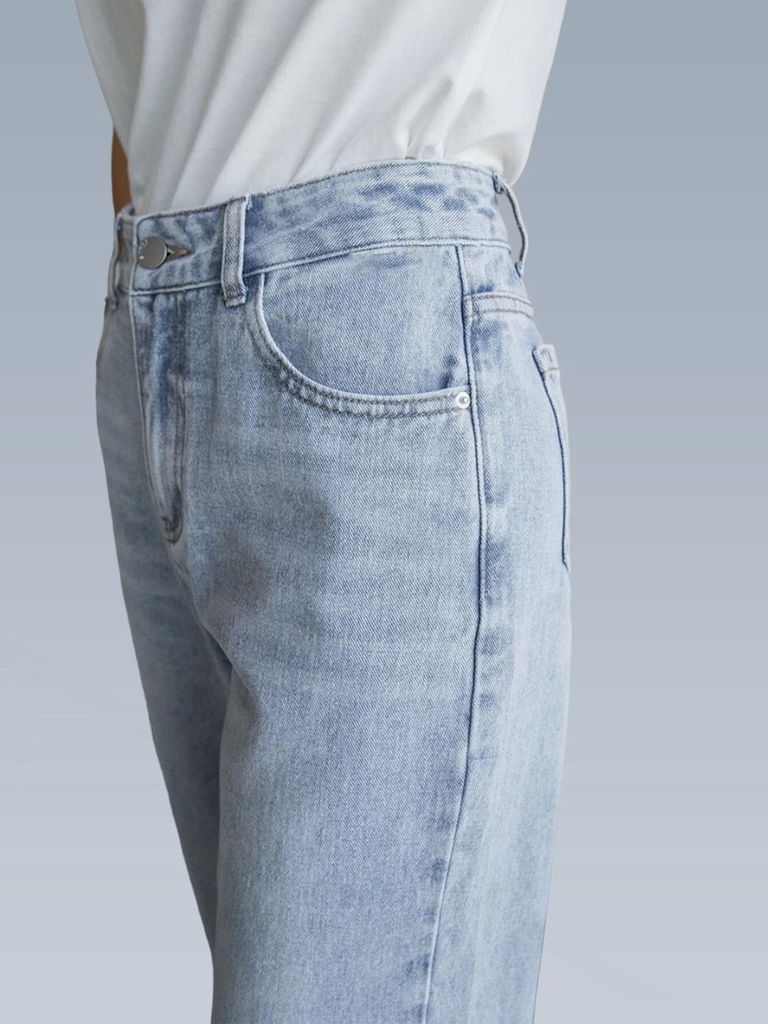 Kotty Women Straight Fit Clean Look Stretchable Jeans