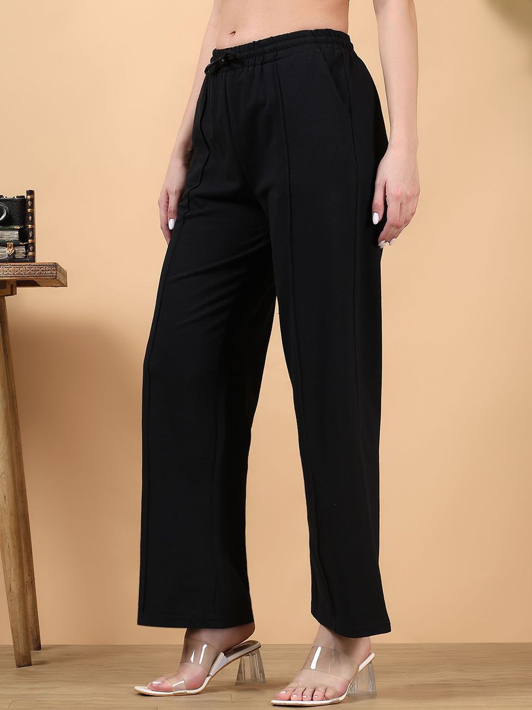 Kotty Women Cotton Mid Rise Track Pants