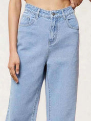 Kotty Women Straight Fit High-Rise Stretchable Jeans