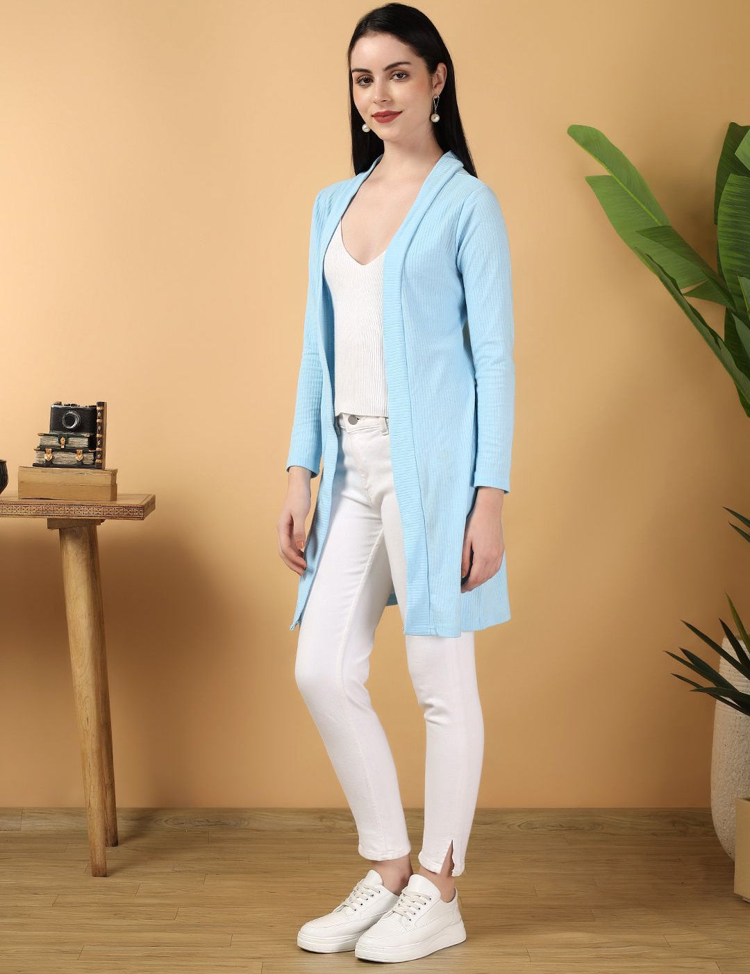 Kotty Women Striped Shrug