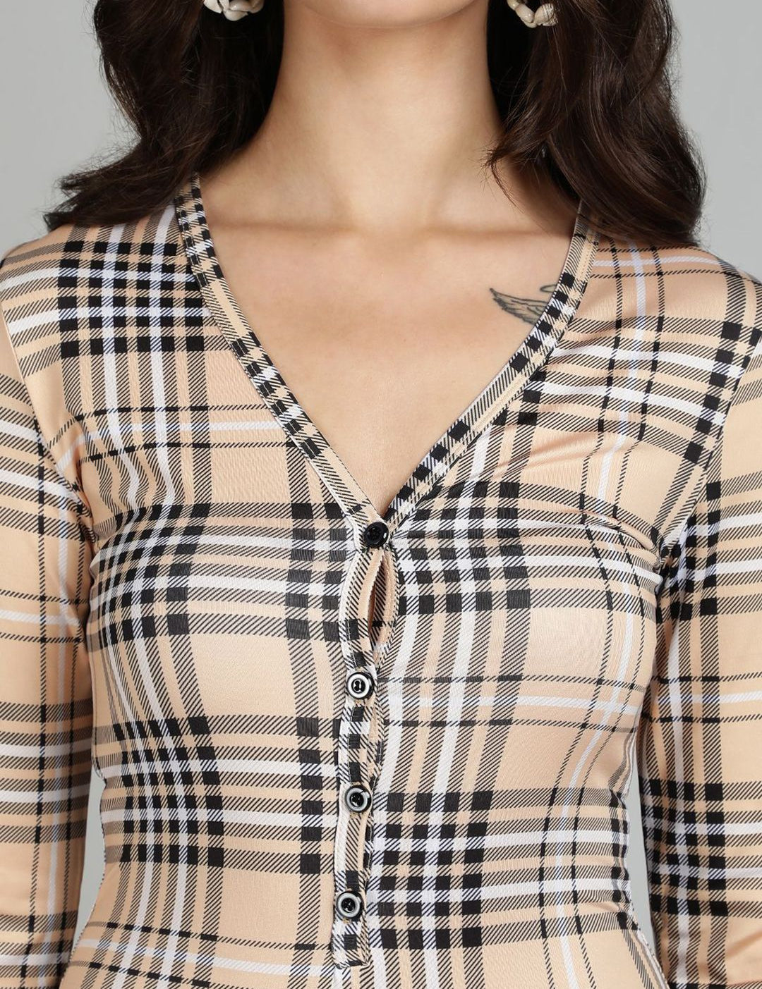 Kotty Checked Jumpsuit