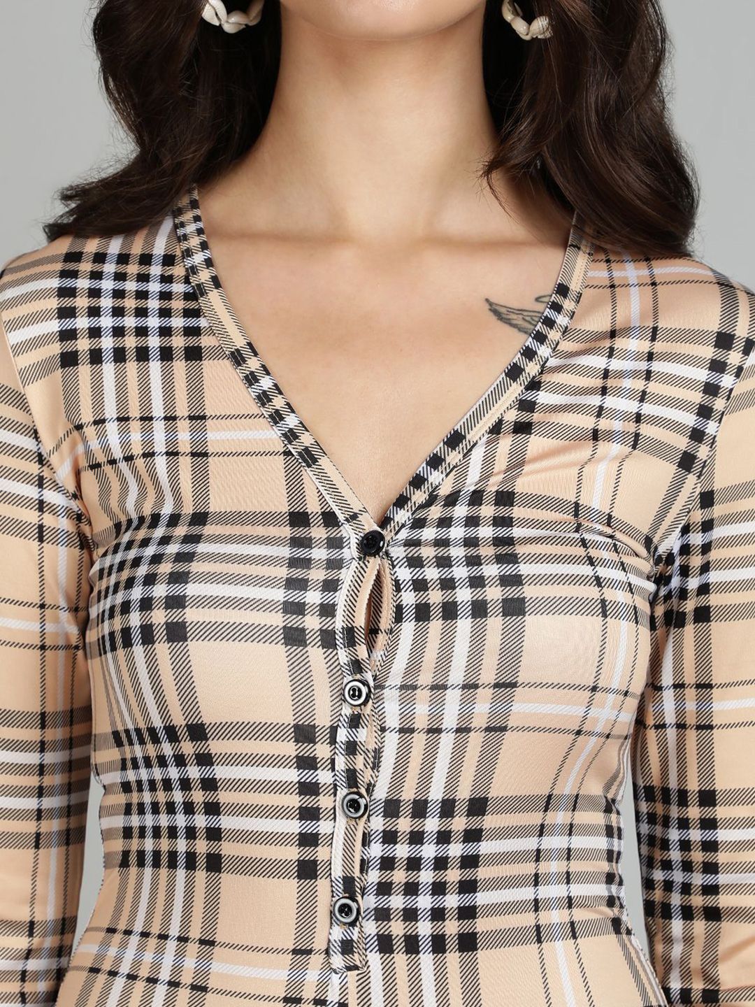 Kotty Checked Jumpsuit