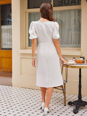 Kotty Square Neck Sheath Dress