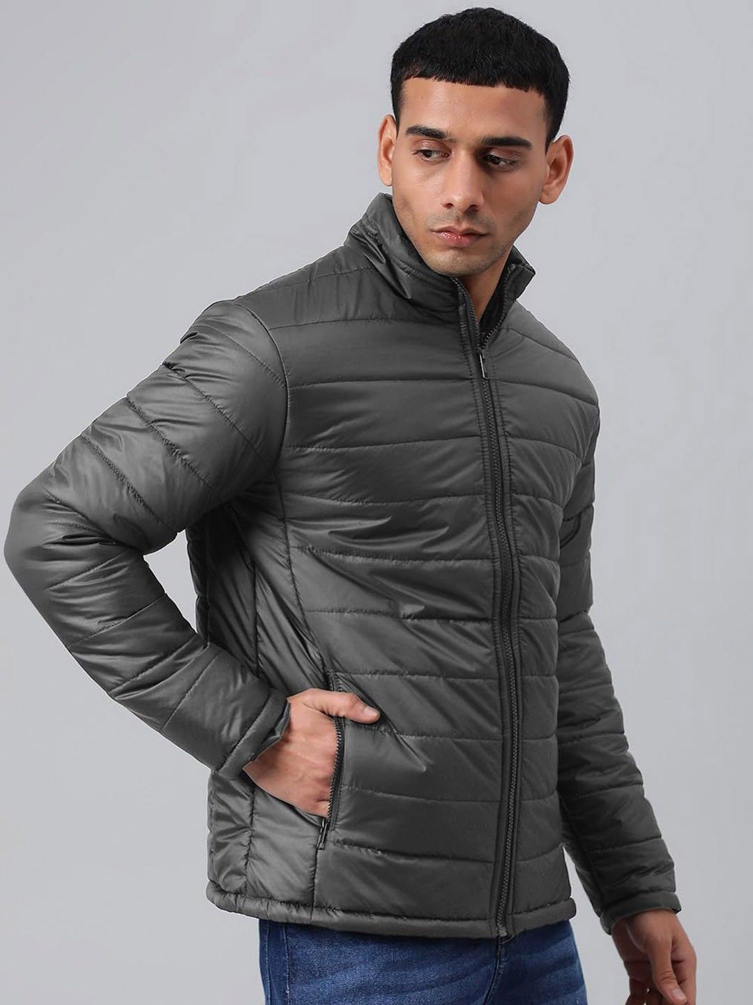 Kotty Men Mock Collar Puffer Jacket