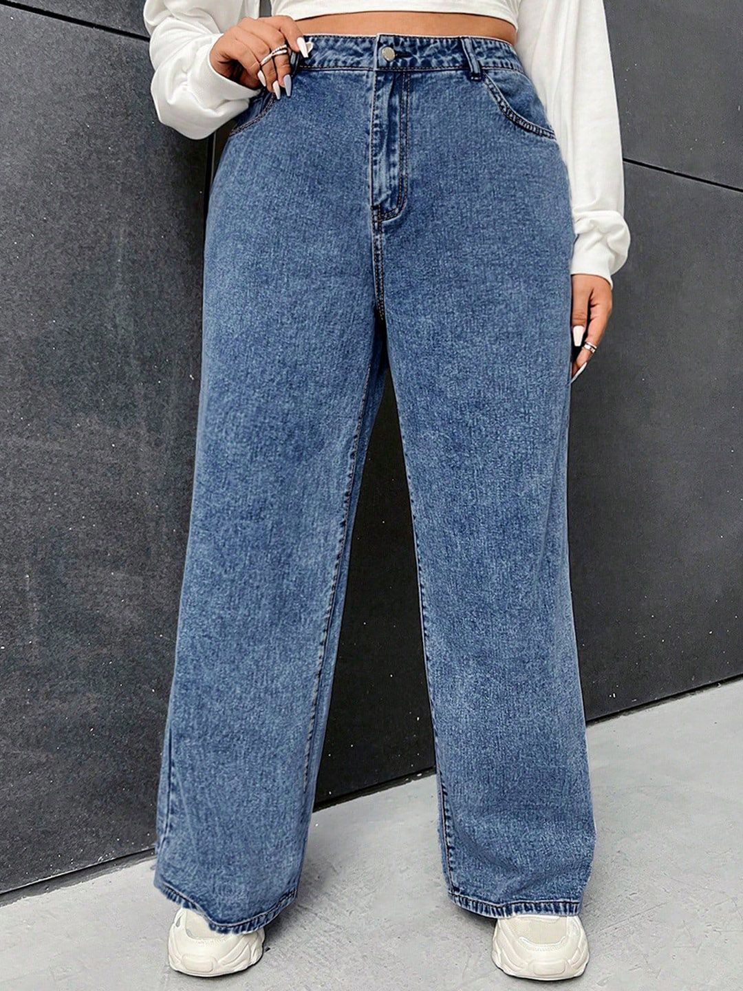 Kotty Wide Leg High-Rise Jeans