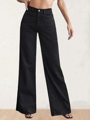 Kotty Women Wide Leg High-Rise Stretchable Jeans