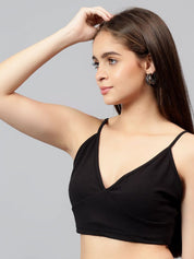 Kotty Women Solid V-Neck Top