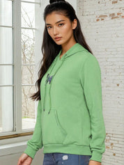 Kotty Women Graphic Printed Hooded Neck Full Sleeve Hoodie