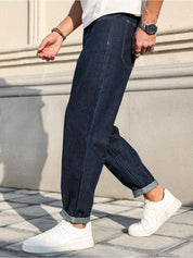 Kotty Men Straight Fit Low-Rise Stretchable Jeans