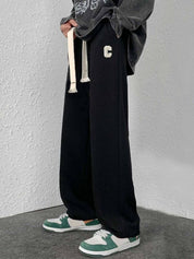 Kotty Men Solid Mid-Rise Relaxed Relaxed Fit Regular Trousers