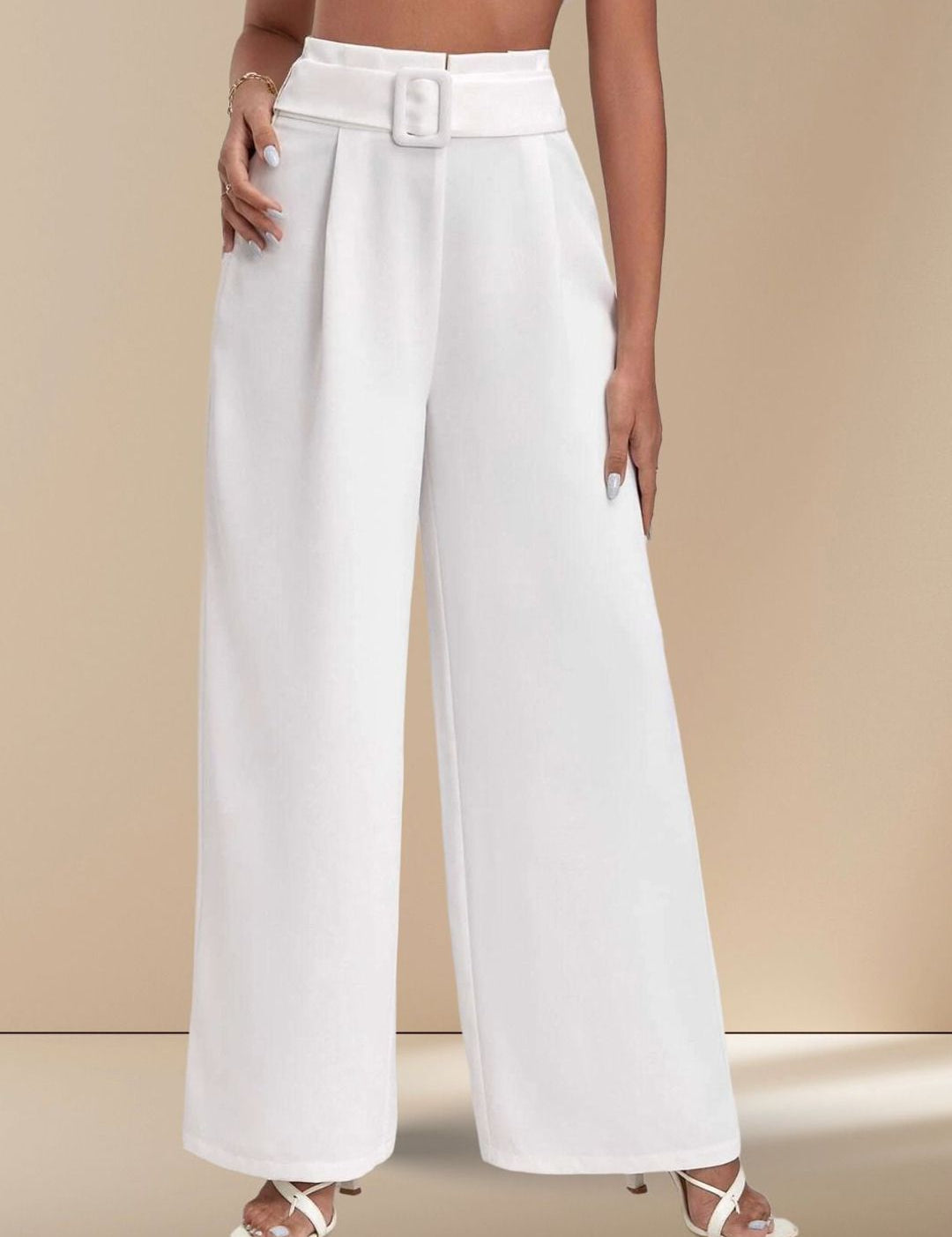 Kotty Women Straight Fit High-Rise Trousers