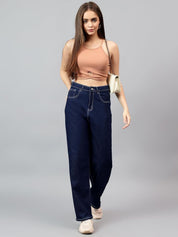 Kotty Women Wide Leg High-Rise Stretchable Jeans