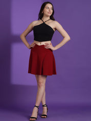 Kotty Women Solid Shoulder Straps Top