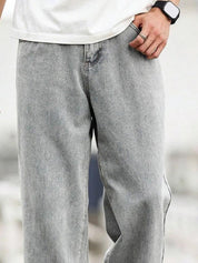 Kotty Men Relaxed Fit Mid-Rise Light Fade Stretchable Jeans