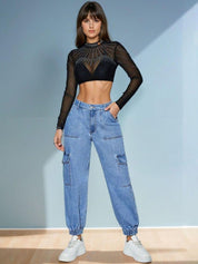 Kotty Women Jean Jogger High-Rise Stretchable Jeans