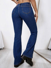 Kotty Women Bootcut Cotton High-Rise Jeans