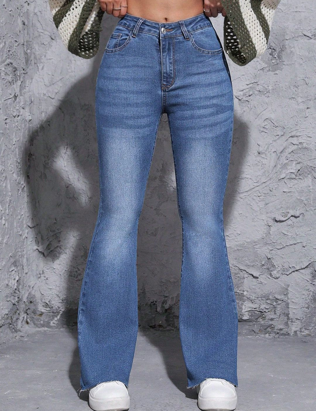 Kotty Women Bootcut High-Rise Stretchable Jeans