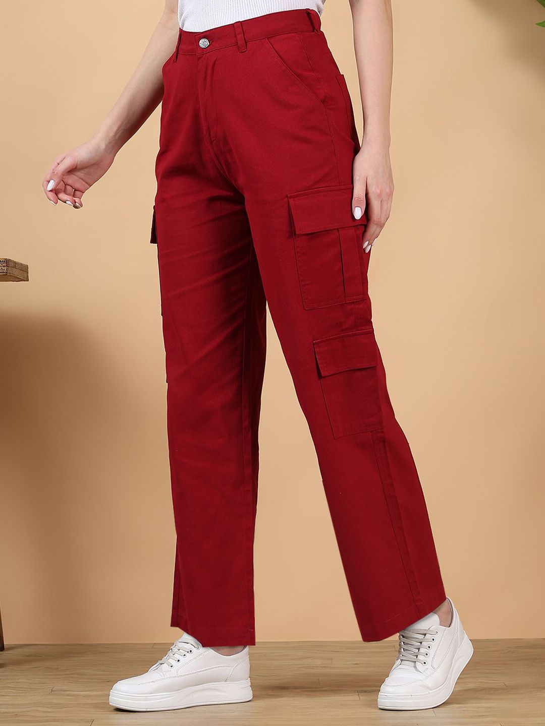 Kotty Women Straight Fit High-Rise Stretchable Jeans