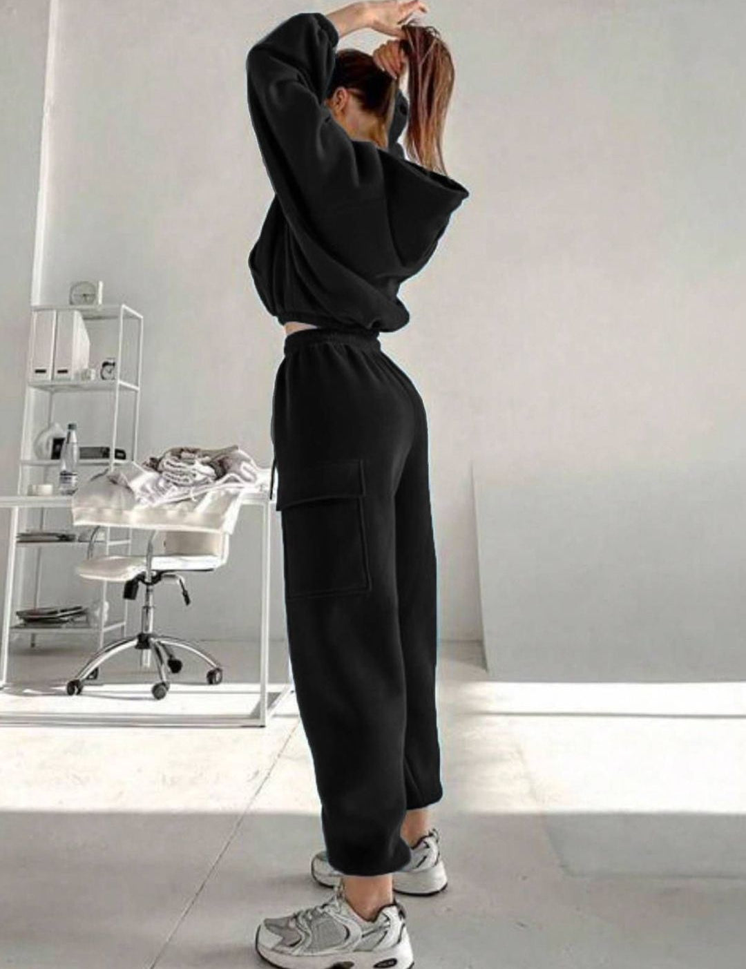 Kotty Hooded Neck Sweatshirt With Joggers 