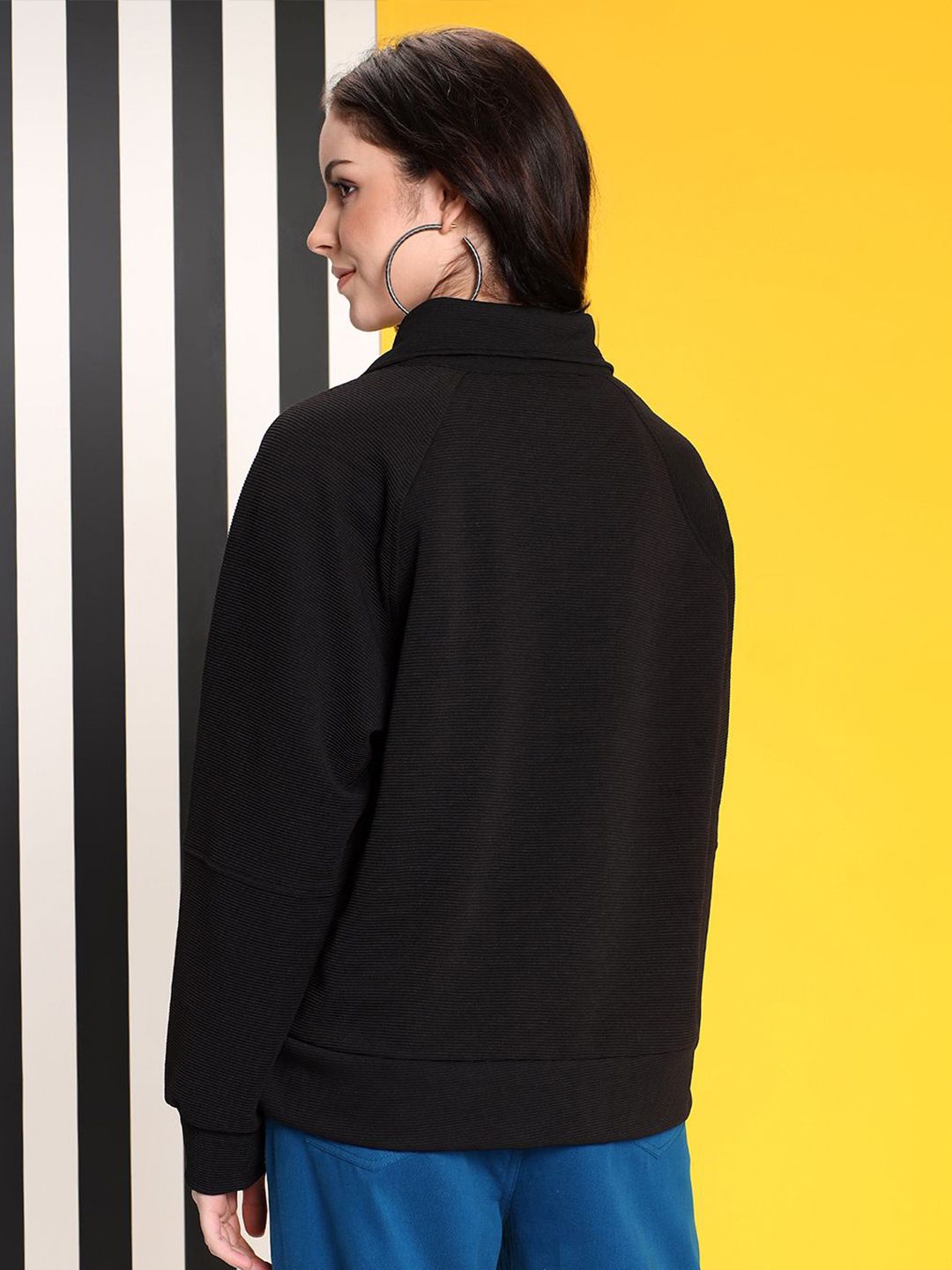 Kotty Women High Neck Sweatshirt