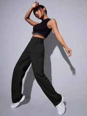 Kotty Women Cotton Straight Fit High-Rise Stretchable Casual Jeans