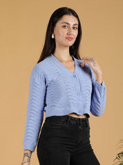Kotty Women V-Neck Front-Open Sweaters