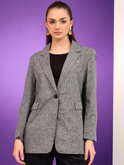 Kotty Notched Lapel Single Breasted Blazer