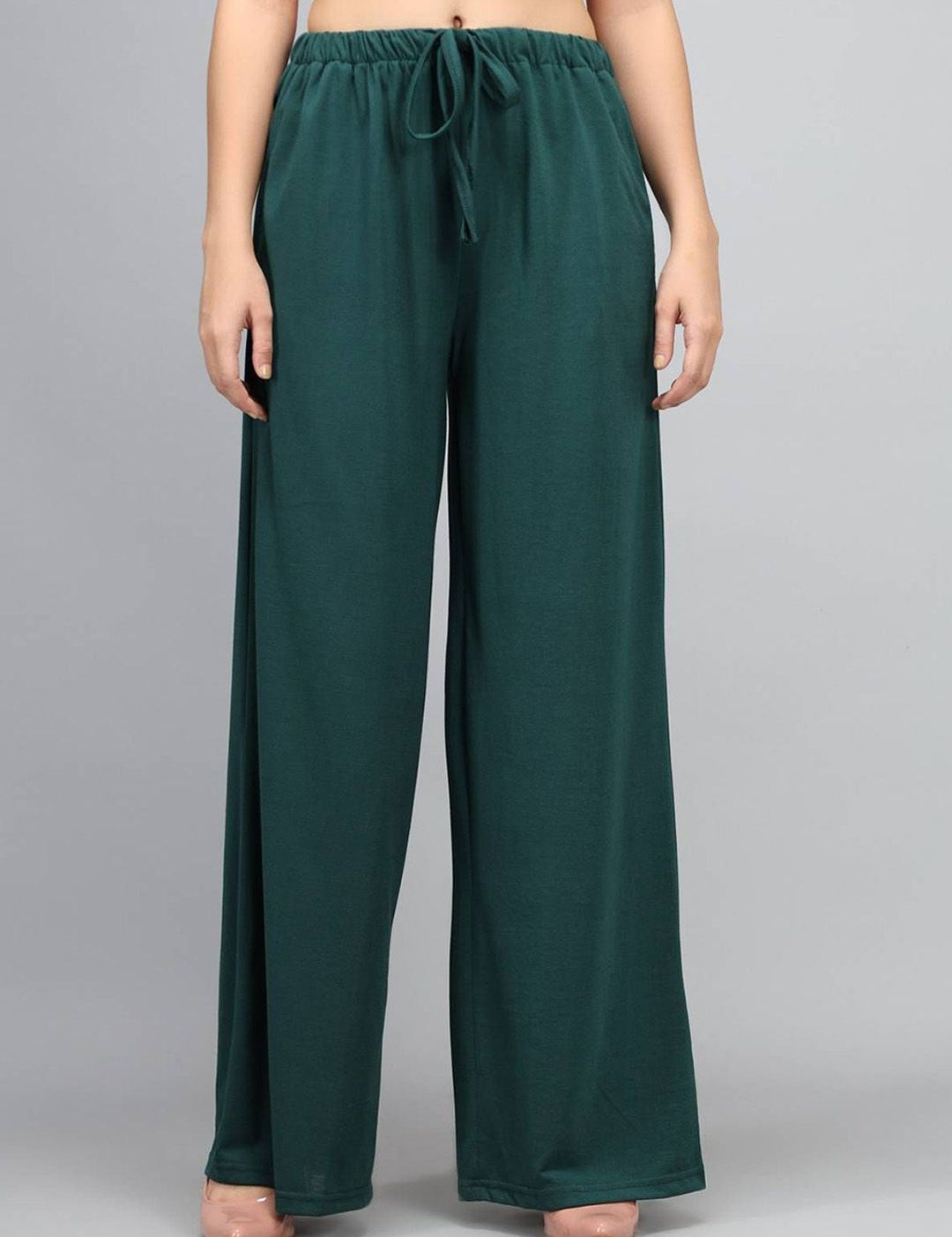 Kotty Women Solid Relaxed High-Rise Trousers