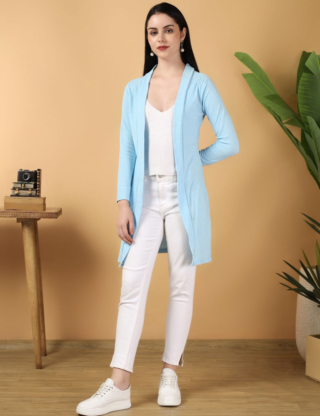 Kotty Women Striped Shrug