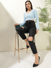 Kotty Women Solid Scoop Neck Top