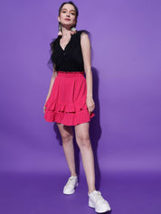 Kotty Flared Above Knee Length Skirt