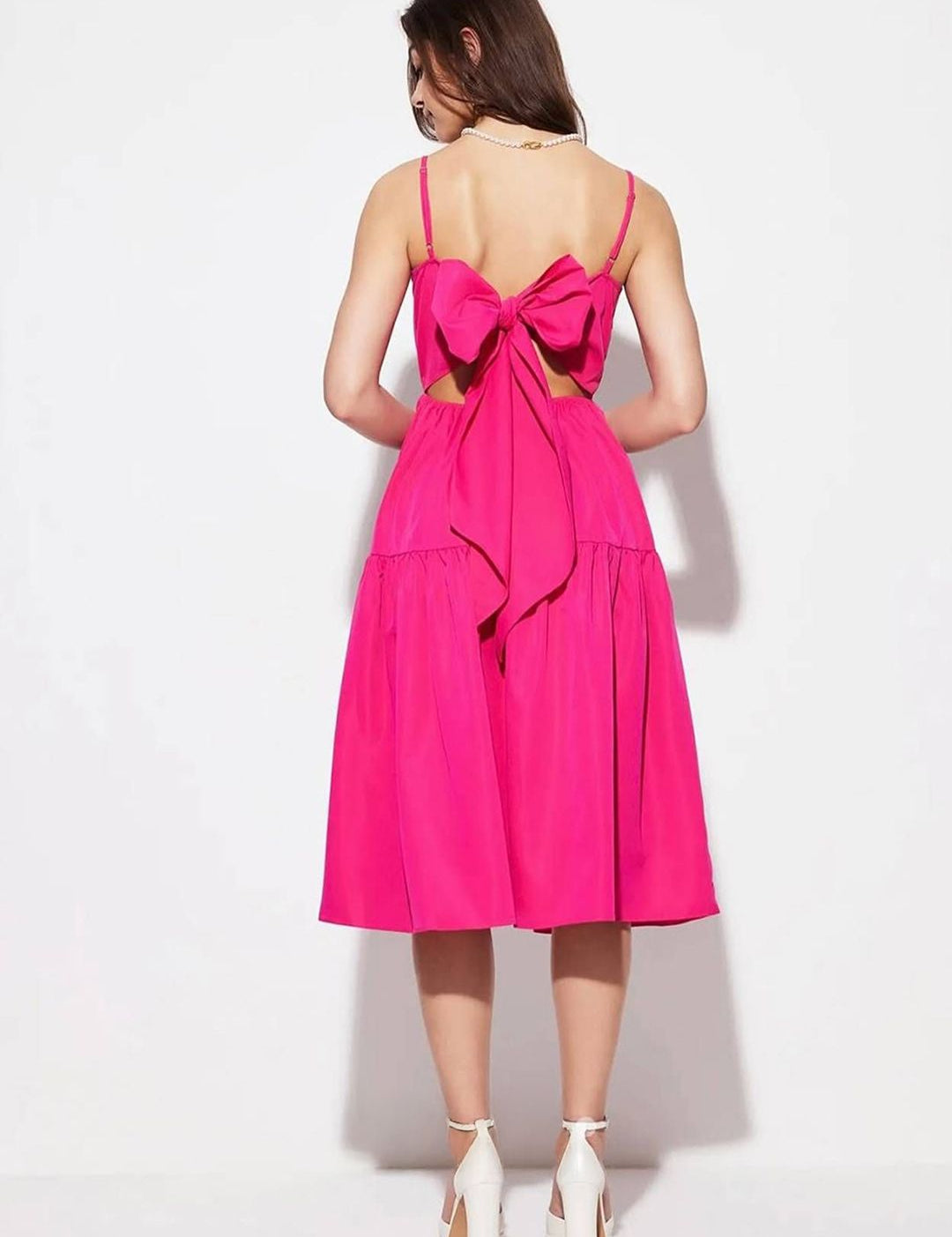 Kotty Women Tiered Fit & Flare Midi Dress