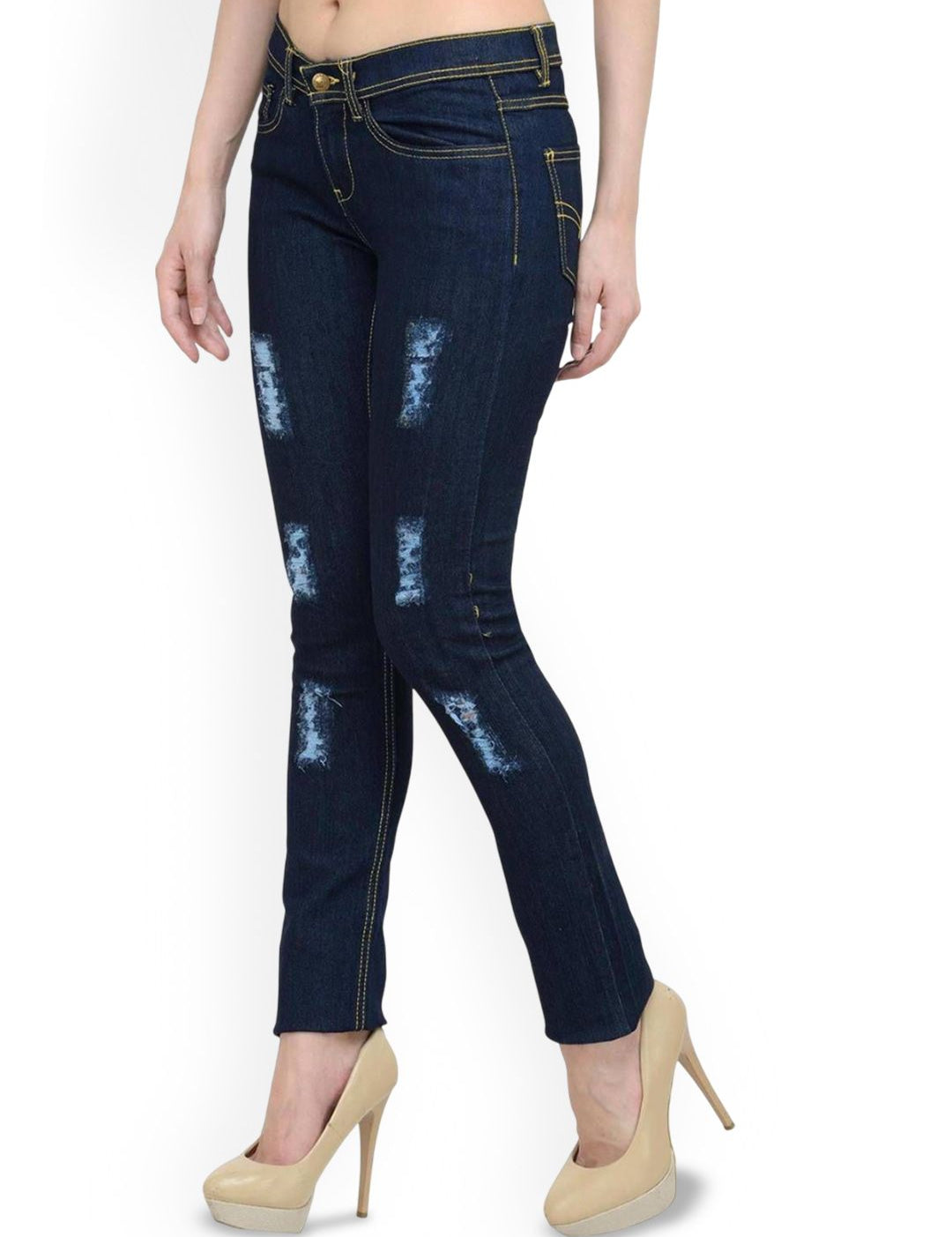 Kotty Women Skinny Fit Mid-Rise Stretchable Jeans